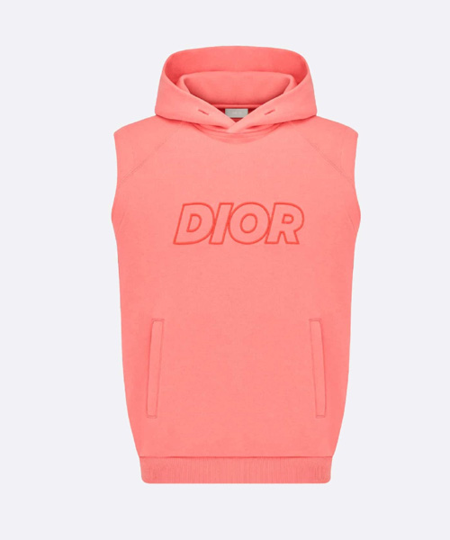 T-29908<br><b>DIOR</b><br>로고 자수 후디 코튼 베스트</b><br>[매장가-200만원대]