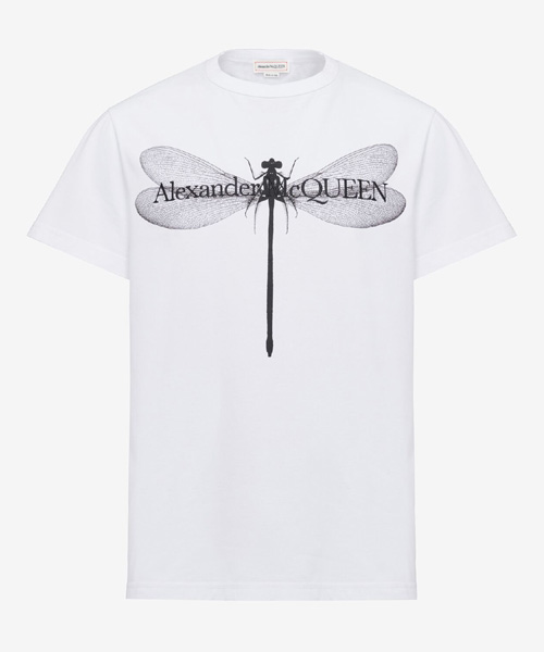 T-29859<br><b>ALEXANDER MCQUEEN</b><br>드래곤플라이 코튼 티셔츠</b><br>[매장가-70만원대]
