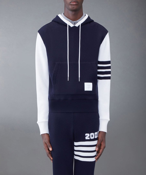 T-29889<br><b>THOM BROWNE</b><br>캐시미어 와플 2003 4-바 후디</b><br>[매장가-400만원대]