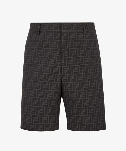 P-15594<br><b>FENDI</b><br>FF 자카드 패브릭 버뮤다 쇼츠</b><br>[매장가-100만원대]