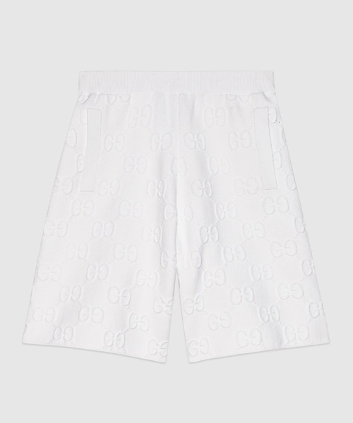 P-15573<br><b>GUCCI</b><br>비스코스 자카드 쇼츠</b><br>[매장가-260만원대]