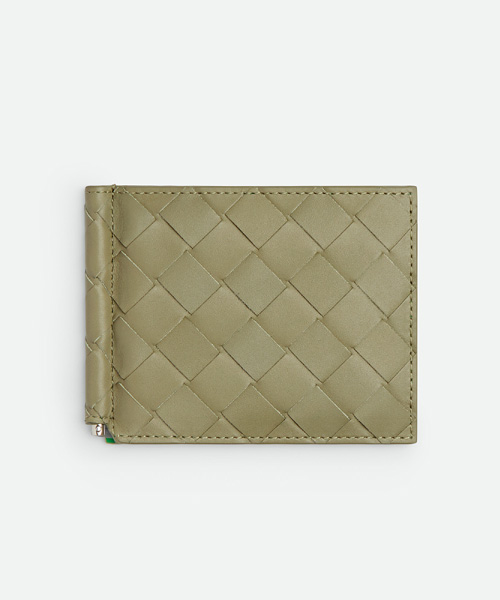 A-39755<br><b>BOTTEGA VENETA</b><br>인트레치아토 클립형 지갑</b><br>[매장가-80만원대]