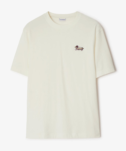 T-29850<br><b>BURBERRY</b><br>아카이브 오리 자수 코튼 티셔츠</b><br>[매장가-70만원대]