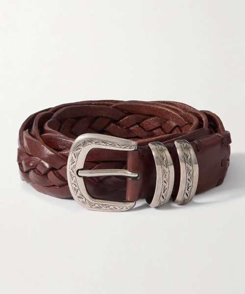 A-40621<br><b>BRUNELLO CUCINELLI</b><br>가죽 벨트</b><br>[매장가-100만원대]