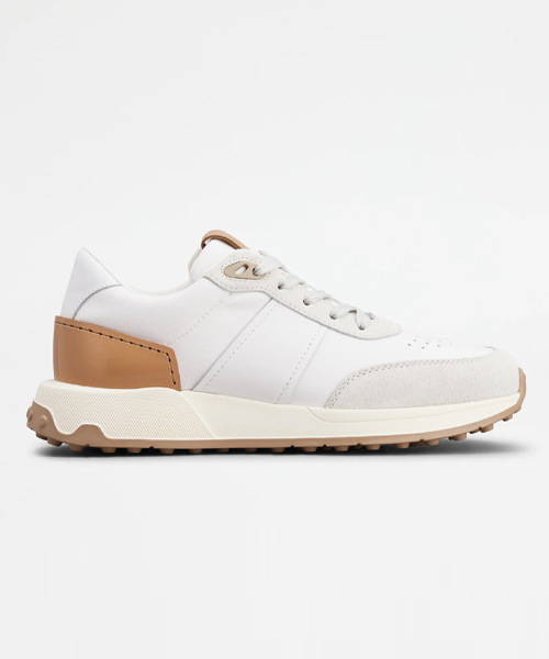 A-40583<br><b>TOD`S</b><br>레더 테크니컬 패브릭 스니커즈</b><br>[매장가-100만원대]