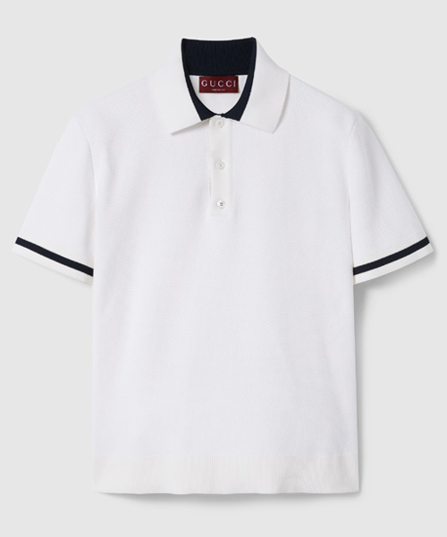 T-29990<br><b>GUCCI</b><br>인타르시아 니트 코튼 폴로셔츠</b><br>[매장가-200만원대]