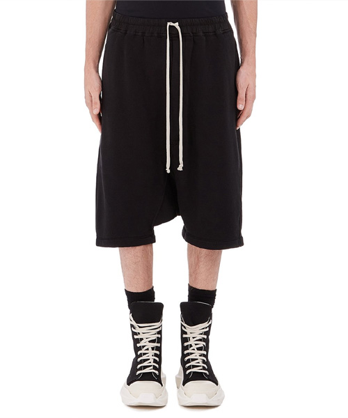 P-15773<br><b>RICK OWENS</b><br>배기 밴딩 쇼츠</b><br>[매장가-70만원대]