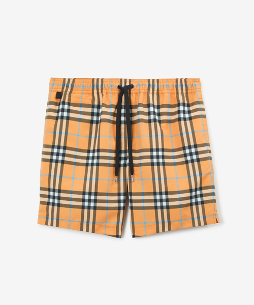 P-15685<br><b>BURBERRY</b><br>체크 패턴 스웸 쇼츠</b><br>[매장가-70만원대]
