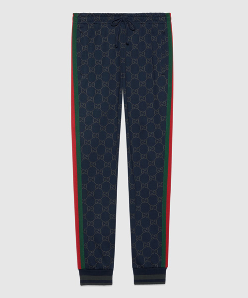P-15797<br><b>GUCCI</b><br>GG 저지 코튼 트랙 팬츠</b><br>[매장가-180만원대]
