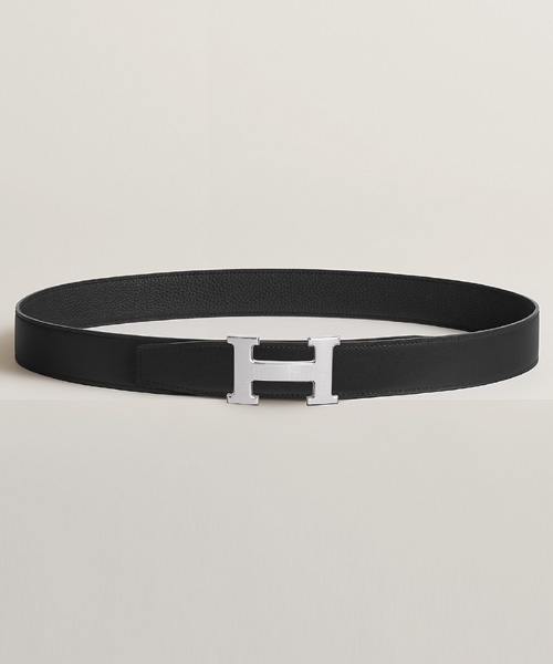 A-40339<br><b>HERMES</b><br>5382 FAUBOURG 벨트 버클 & 리버서블 가죽 스트랩 32MM</b><br>[매장가-130만원대]