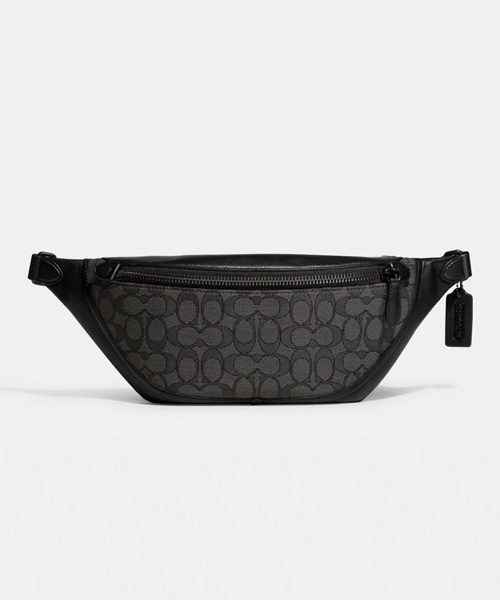 A-40609<br><b>COACH</b><br>리그 벨트 백 인 시그니처 자카드</b><br>[매장가-60만원대]