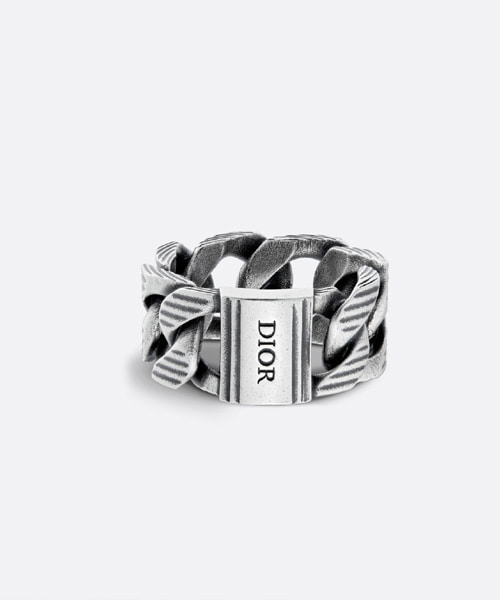 A-40675<br><b>DIOR</b><br>CD 다이아몬드 체인 링</b><br>[매장가-70만원대]