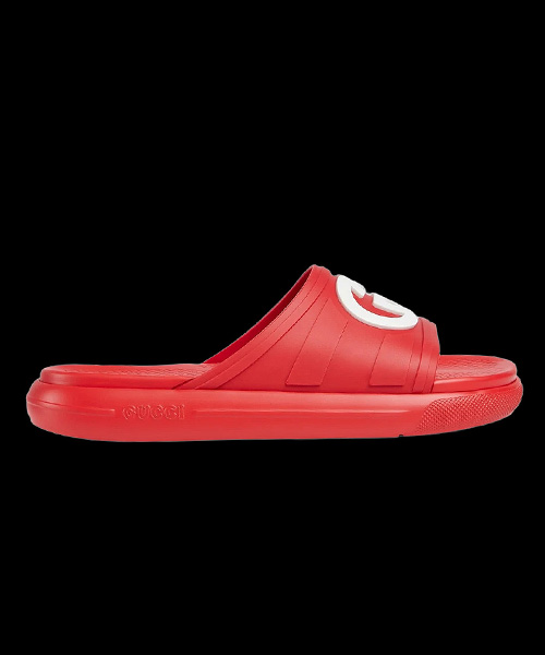 A-40322<br><b>GUCCI</b><br>인터로킹 G 슬라이드 샌들</b><br>[매장가-60만원대]