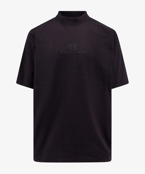T-30026<br><b>BALENCIAGA</b><br>로고 자수 코튼 티셔츠</b><br>[매장가-100만원대]