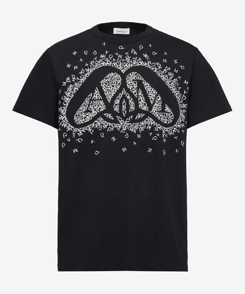 T-30024<br><b>ALEXANDER MCQUEEN</b><br>익스플로디드 참 코튼 티셔츠</b><br>[매장가-70만원대]