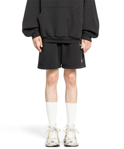 P-15798<br><b>BALENCIAGA</b><br>로고 프린트 코튼 쇼츠</b><br>[매장가-100만원대]
