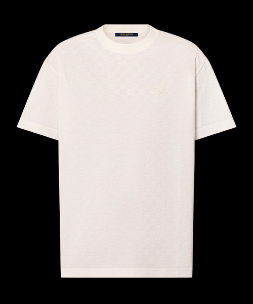 T-30037<br><b>LOUIS VUITTON</b><br>다미에 코튼 피케 티셔츠</b><br>[매장가-100만원대]