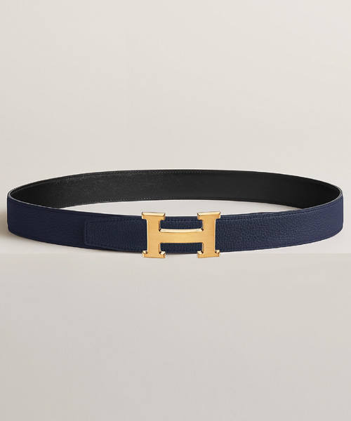 A-40336<br><b>HERMES</b><br>H 벨트 버클 & 리버서블 가죽 스트랩 32MM</b><br>[매장가-130만원대]