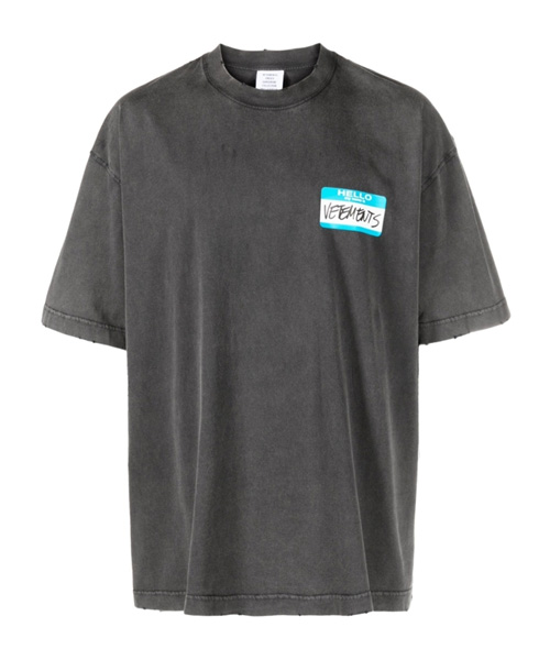 T-29933<br><b>VETEMENTS</b><br>마이 네임 이즈 코튼 티셔츠</b><br>[매장가-80만원대]