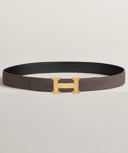 A-40335<br><b>HERMES</b><br>H 벨트 버클 & 리버서블 가죽 스트랩 32MM</b><br>[매장가-130만원대]