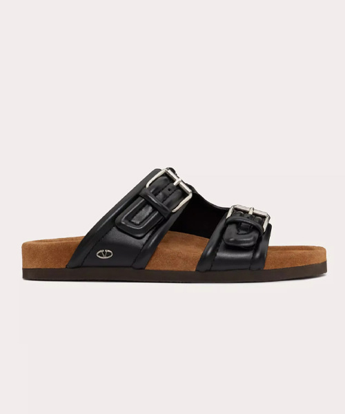A-40513<br><b>VALENTINO</b><br>퍼스프렌드 가죽 슬라이드 샌들</b><br>[매장가-130만원대]
