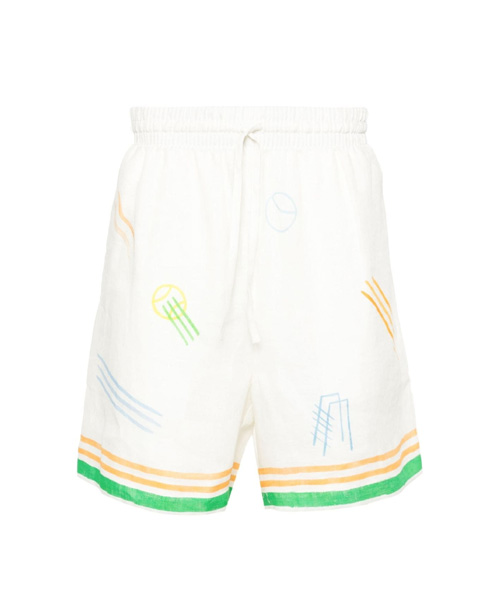 P-15715<br><b>CASABLANCA</b><br>LE JEU LINEN SHORTS</b><br>[매장가-100만원대]