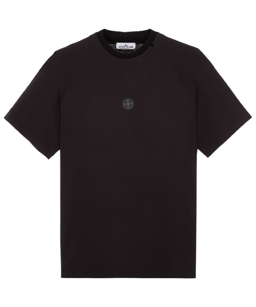 T-30000<br><b>STONE ISLAND</b><br>모노그램 자수 코튼 티셔츠</b><br>[매장가-50만원대]