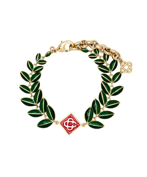 A-40318<br><b>CASABLANCA</b><br>라우렐 리프 브레이슬릿</b><br>[매장가-50만원대]