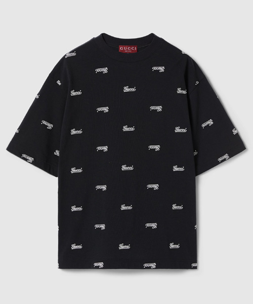 T-30076<br><b>GUCCI</b><br>자수 코튼 저지 티셔츠</b><br>[매장가-150만원대]
