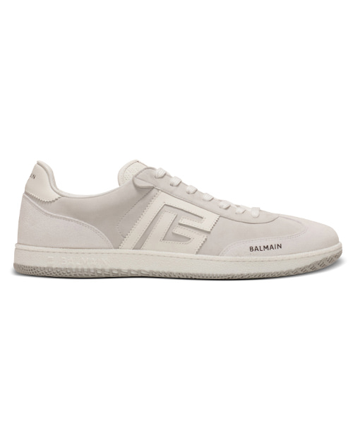 A-41054<br><b>BALMAIN</b><br>가죽 & 스웨이드 스완 스니커즈</b><br>[매장가-80만원대]