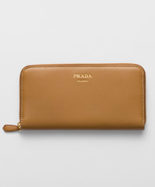A-41072<br><b>PRADA</b><br>가죽 지퍼 지갑</b><br>[매장가-150만원대]