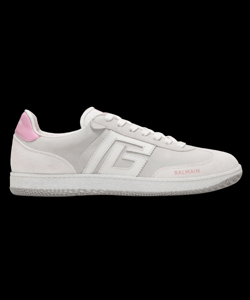 A-41056<br><b>BALMAIN</b><br>가죽 & 스웨이드 스완 스니커즈</b><br>[매장가-80만원대]