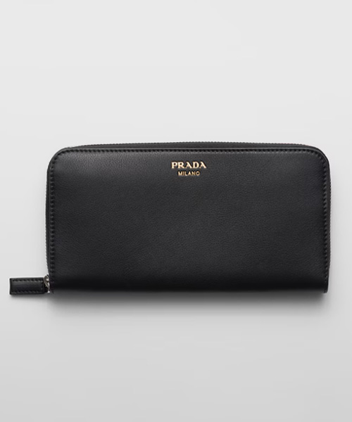 A-41071<br><b>PRADA</b><br>가죽 지퍼 지갑</b><br>[매장가-150만원대]