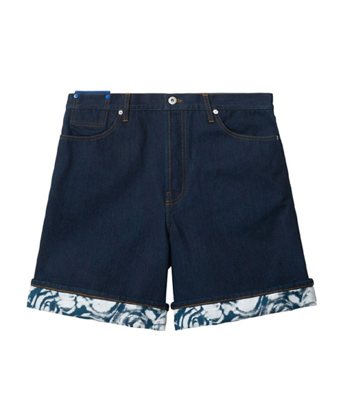 P-15845<br><b>BURBERRY</b><br>데님 콘트라스트 턴업 쇼츠</b><br>[매장가-140만원대]