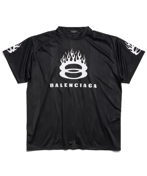 T-30125<br><b>BALENCIAGA</b><br>버닝 유니티 코튼 티셔츠</b><br>[매장가-160만원대]