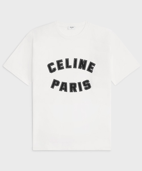 T-30116<br><b>CELINE</b><br>로고 프린트 코튼 티셔츠</b><br>[매장가-80만원대]