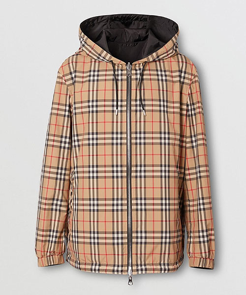 JK-23171<br><b>BURBERRY</b><br>리버서블 빈티지 체크 후드 자켓</b><br>[매장가-200만원대]