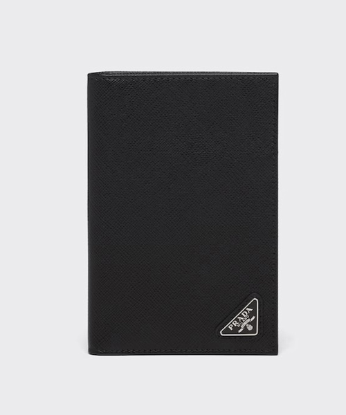 A-41075<br><b>PRADA</b><br>사피아노 가죽 여권 지갑</b><br>[매장가-80만원대]