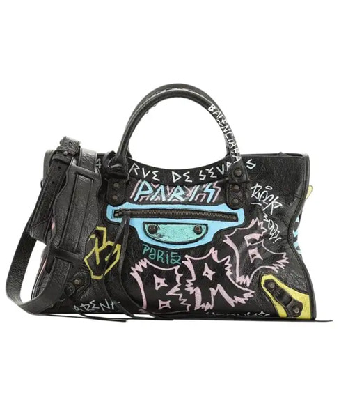 A-40791<br><b>BALENCIAGA</b><br>시티 그래피티 클래식 토트백</b><br>[매장가-300만원대]