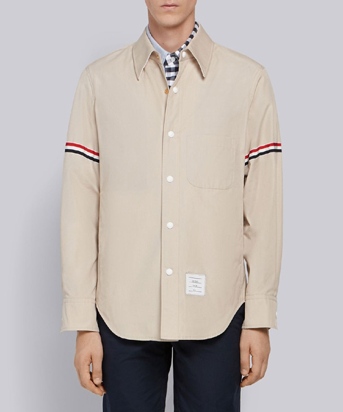 S-5255<br><b>THOM BROWNE</b><br>암밴드 코튼 셔츠</b><br>[매장가-200만원대]
