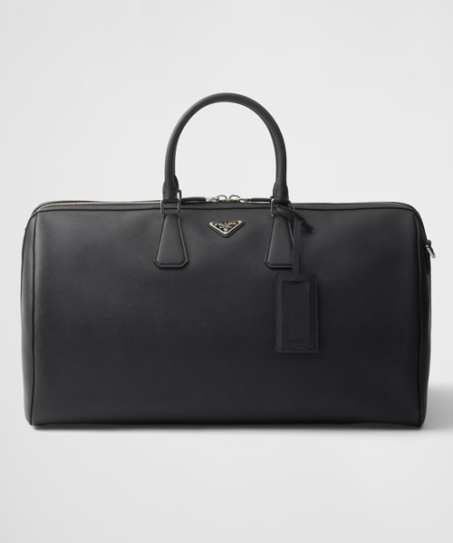 A-40876<br><b>PRADA</b><br>사피아노 가죽 트레블 백</b><br>[매장가-700만원대]