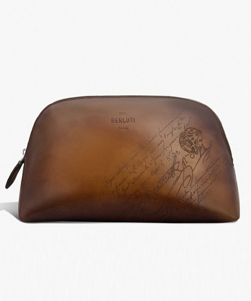 A-41158<br><b>BERLUTI</b><br>투주르 소프트 스크리토 레더 파우치</b><br>[매장가-200만원대]