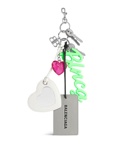 A-40808<br><b>BALENCIAGA</b><br>AKI KEYCHAIN IN MULTICOLORED</b><br>[매장가-100만원대]