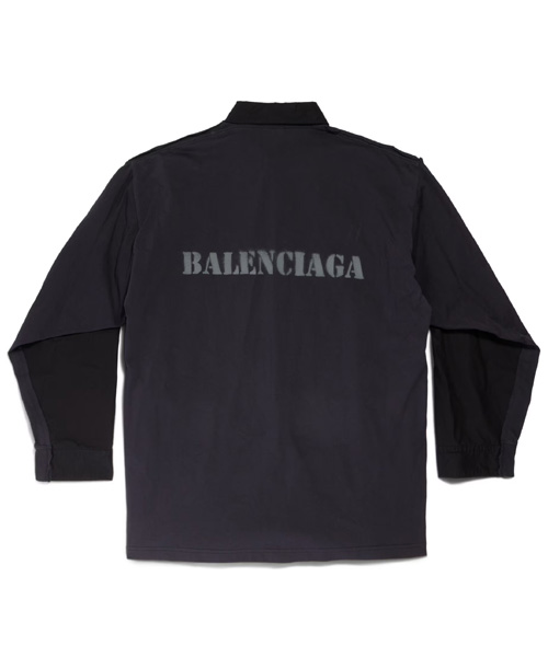 S-5272<br><b>BALENCIAGA</b><br>스텐실 타입 하이브리드 코튼 셔츠</b><br>[매장가-200만원대]