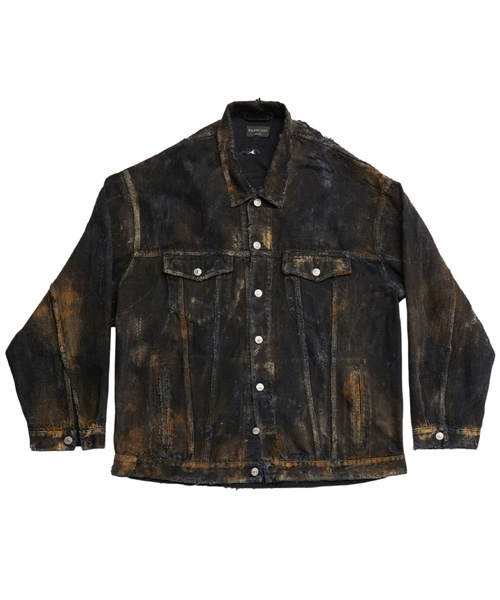 JK-23132<br><b>BALENCIAGA</b><br>디스트레스트 데님 재킷</b><br>[매장가-400만원대]