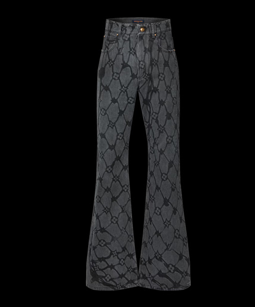 P-15861<br><b>LOUIS VUITTON</b><br>모노그램 데님 플레어드 팬츠</b><br>[매장가-290만원대]