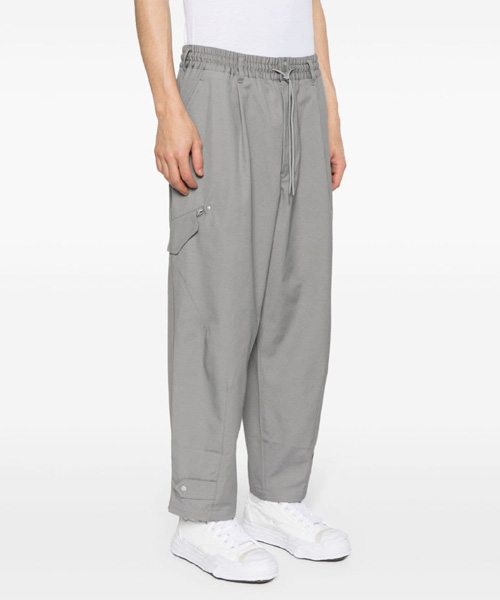 P-15854<br><b>Y-3</b><br>로고 프린트 캔버스 트라우져</b><br>[매장가-40만원대]