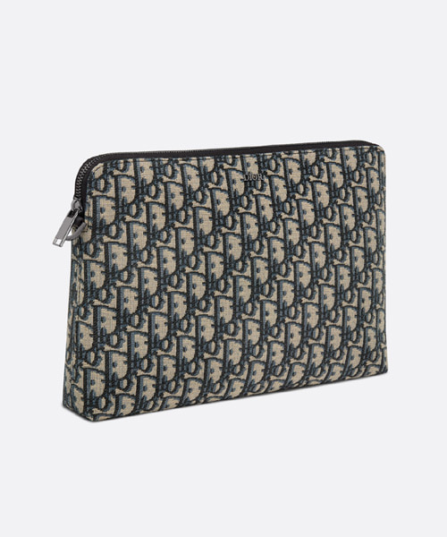 A-40793<br><b>DIOR</b><br>오블리크 자카드 파우치</b><br>[매장가-180만원대]