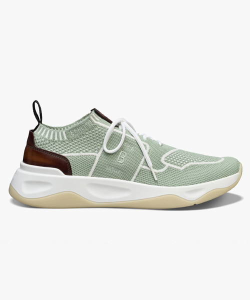 A-41141<br><b>BERLUTI</b><br>쉐도우 니트 & 레더 스니커즈</b><br>[매장가-170만원대]
