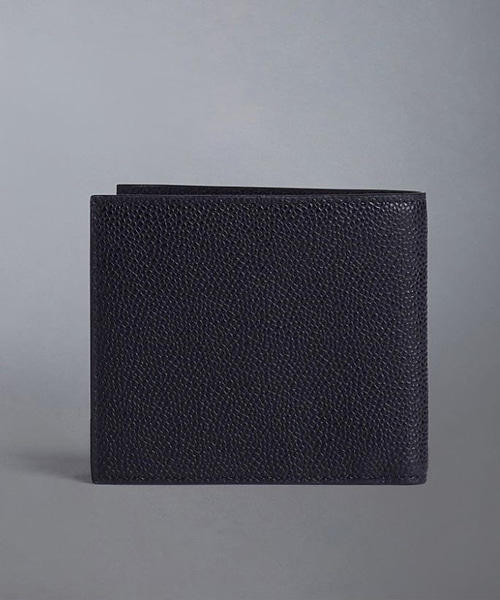 A-40988<br><b>THOM BROWNE</b><br>페블 그레인 바이폴드 지갑</b><br>[매장가-100만원대]
